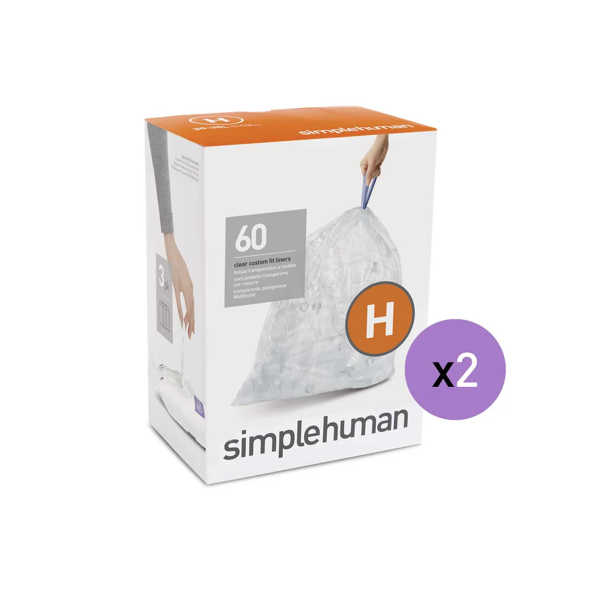 Code H Clear Recycling Custom Fit Liners - Image 5