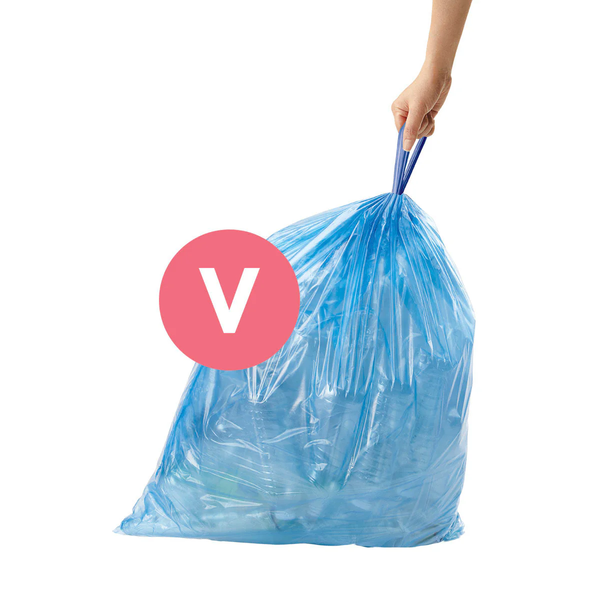 Code V Blue Recycling Custom Fit Liners - Image 2