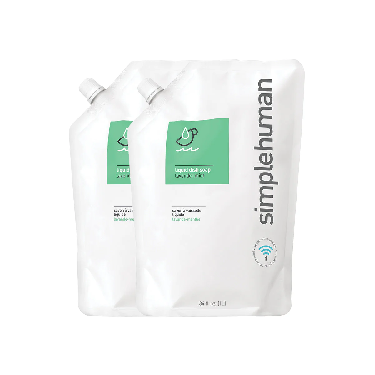 Lavender Mint Liquid Dish Soap Refill Pouch - Image 5