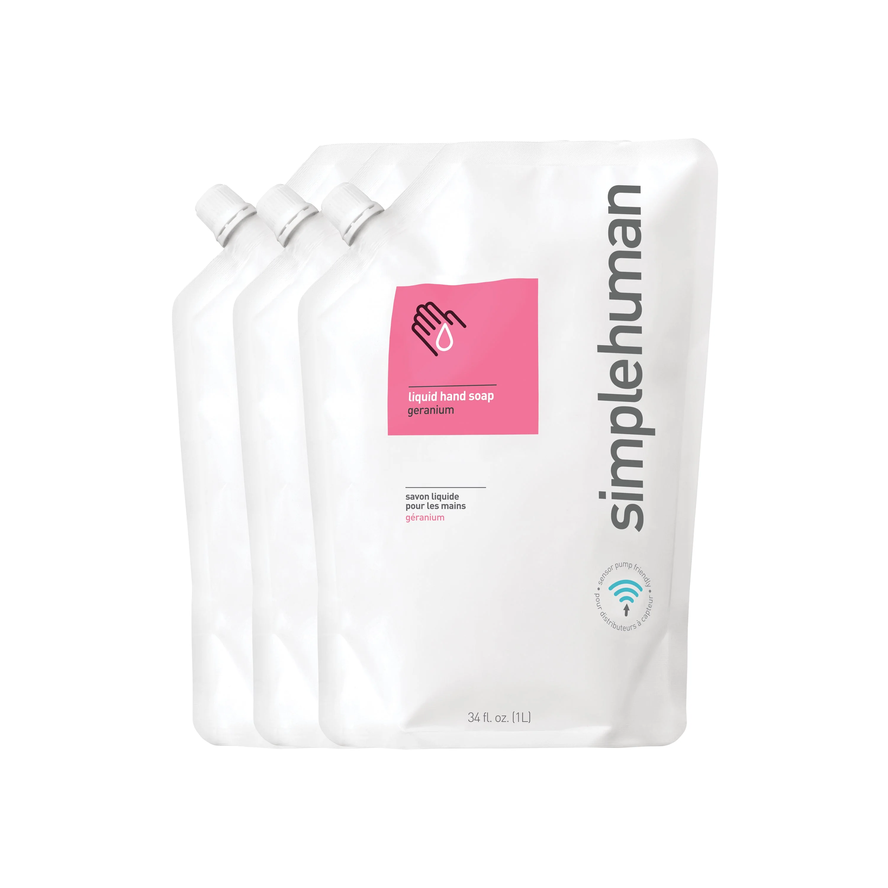 Geranium Liquid Hand Soap Refill Pouch - Image 8