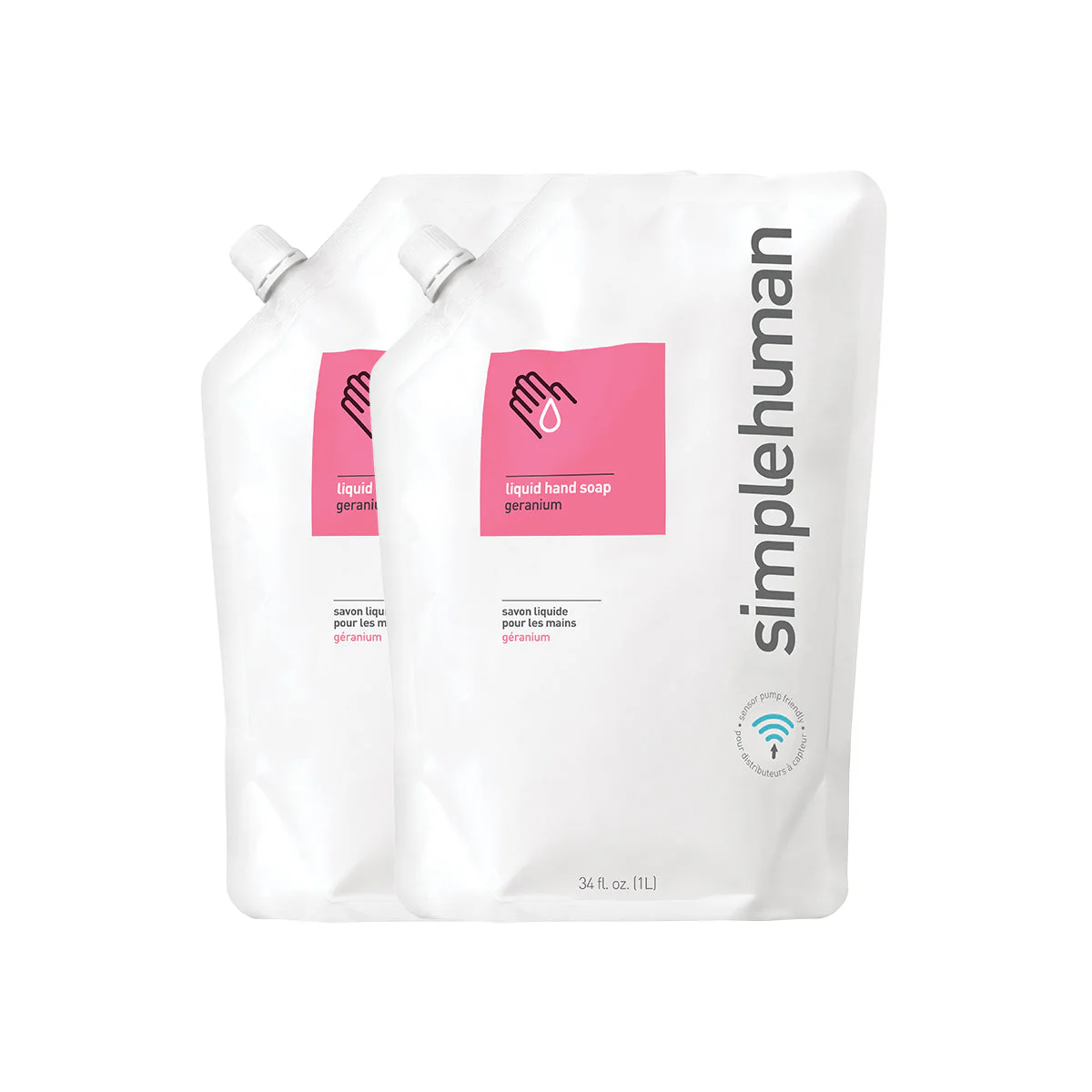 Geranium Liquid Hand Soap Refill Pouch - Image 7