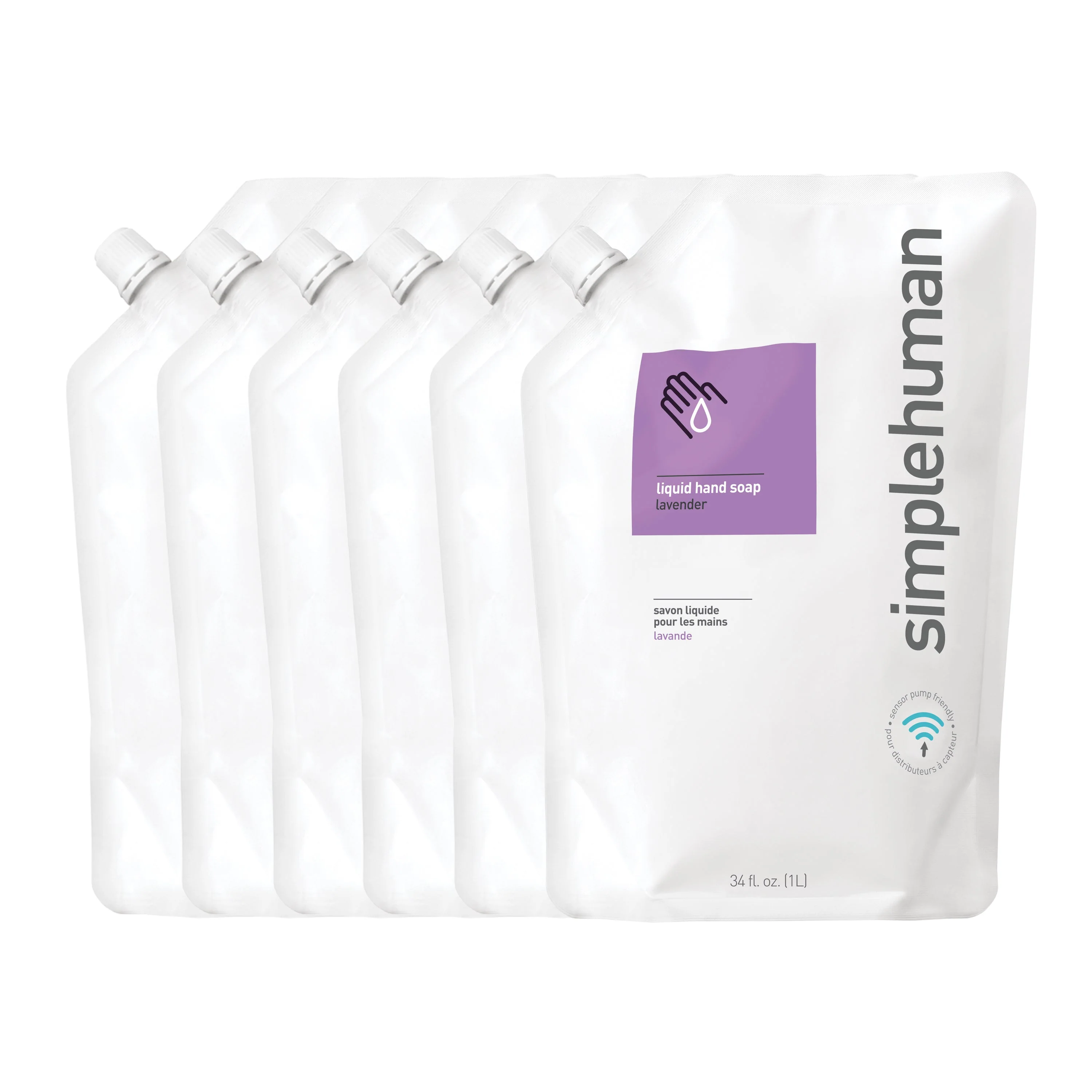 Lavender Liquid Hand Soap Refill Pouch - Image 4